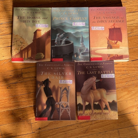 Incomplete Chronicles of Narnia set of books by C. S. Lewis. Books 3 to 7 - Picture 2 of 3